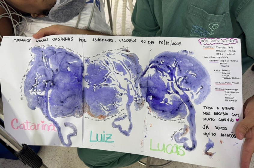 Hospital da Cidade realiza primeiro parto de trigêmeos e se consolida como referência em alta complexidade. Foto: Maceió Saúde