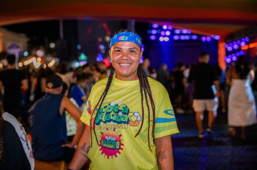 Cooperada enfatiza importância do trabalho de coleta seletiva. Foto: Diogo Canuto/ Secom Maceió