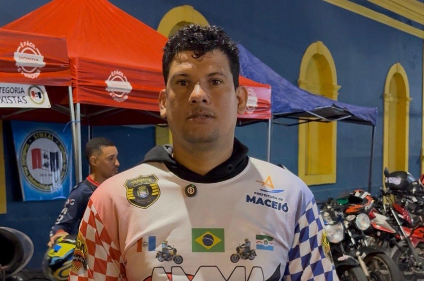Mototaxista aposta no evento para conseguir renda extra. Foto: Ascom DMTT
