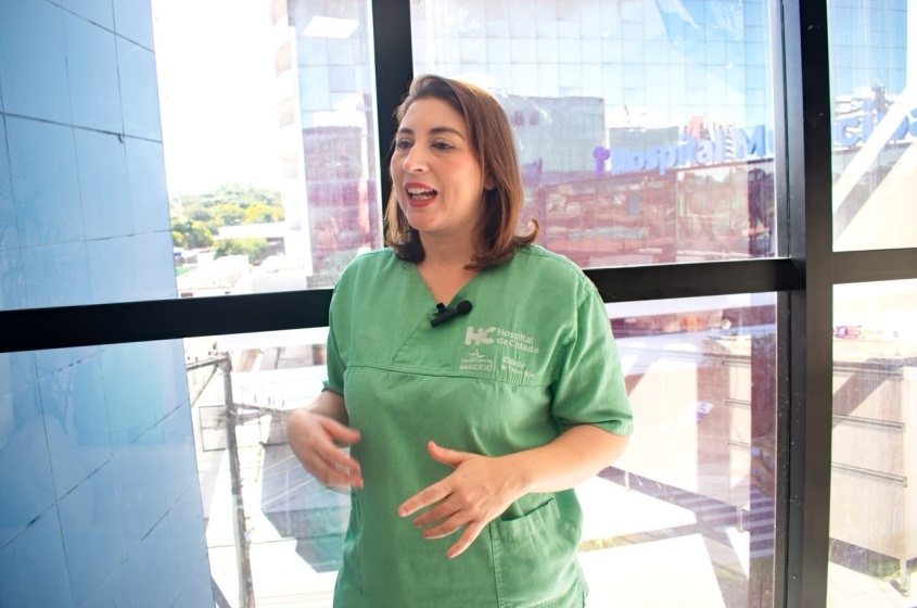 Fortalecimento da linha cirúrgica representa a dedicação de uma equipe altamente qualificada e o compromisso permanente do hospital, diz a coordendora Mariana Rodrigues. David Silas/ Ascom Maceió Saúde