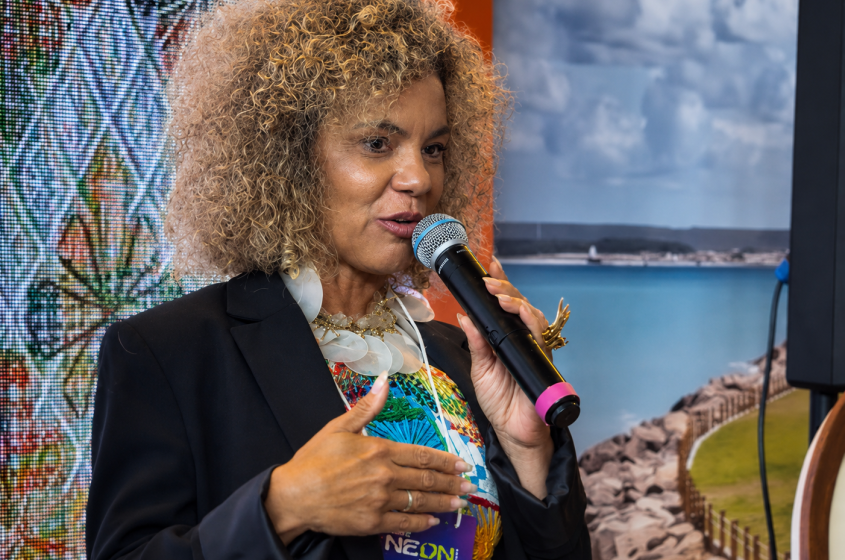 Aluna Silvia Santos explicou que o Digitaliza mudou sua forma de empreender na Internet. Foto: Winicius Correia/ Ascom Sedigi