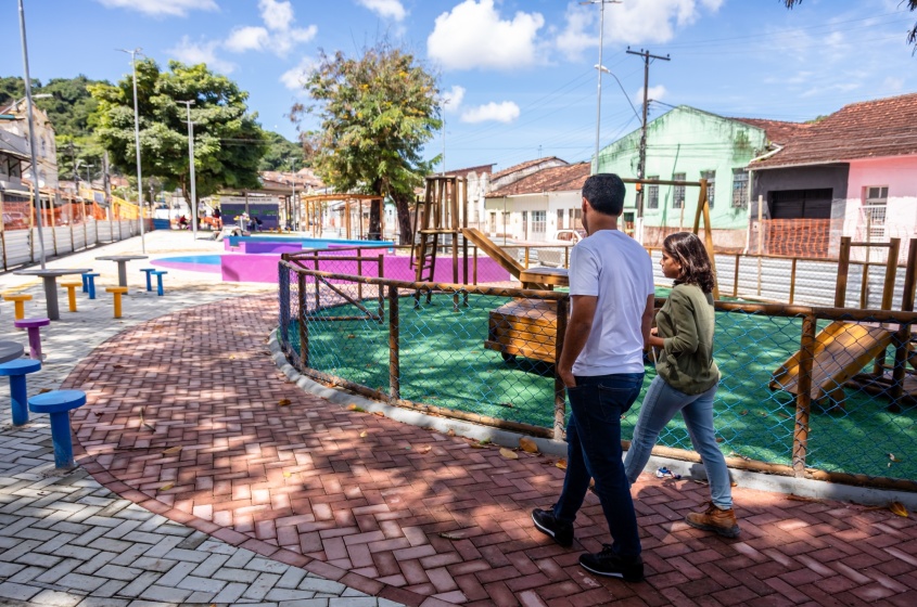 Obras em Fernão Velho estão na reta final. Foto: Felipe Sóstenes/ Ascom GVP