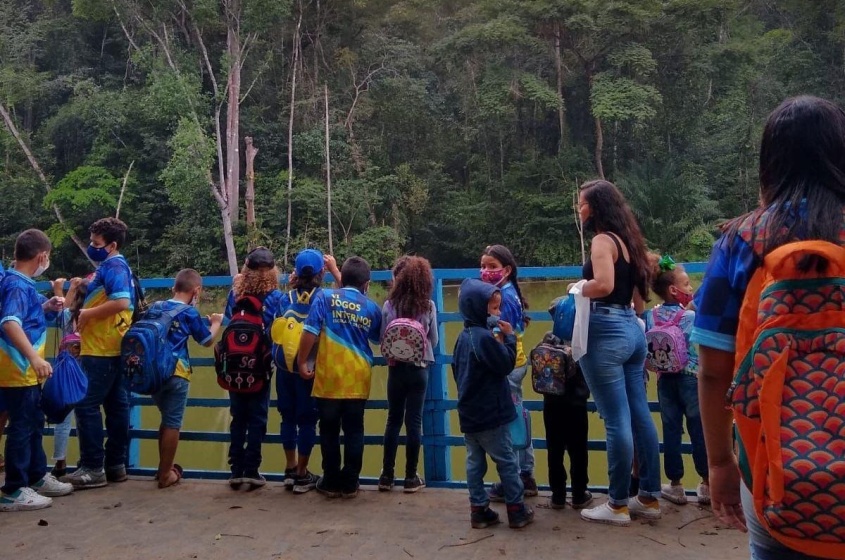 Lago do Jacaré é uma das atrações para quem visita a reserva. Foto: Ascom Sudes