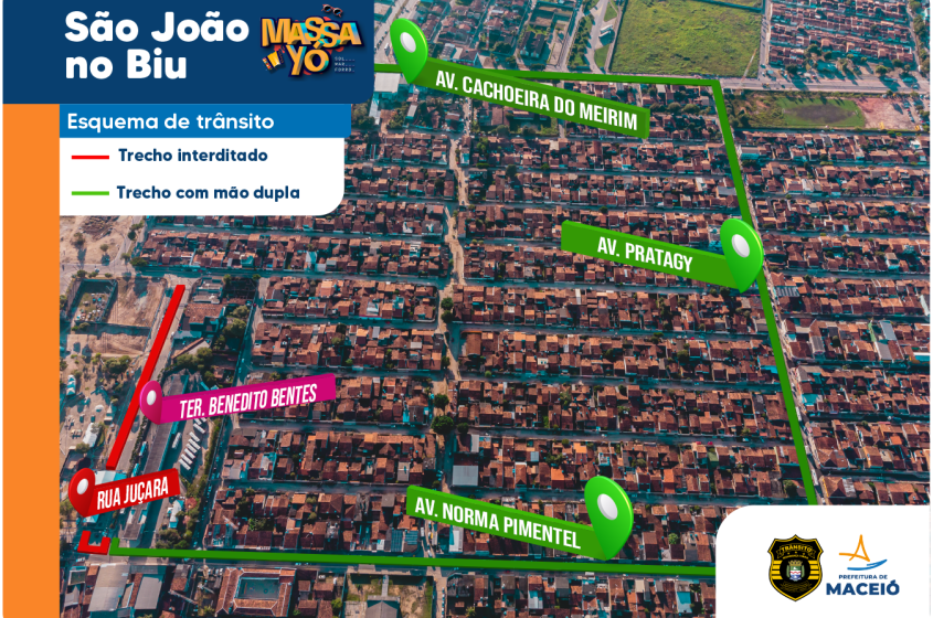 Confira mudança no itinerário das linhas de ônibus do Benedito Bentes nos festejos juninos