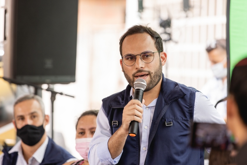 Marcelo Maia, coordenador da UGP, informou que o prazo de conclusão da obra é de aproximadamente seis meses. Foto: Edvan Ferreira / Secom Maceió