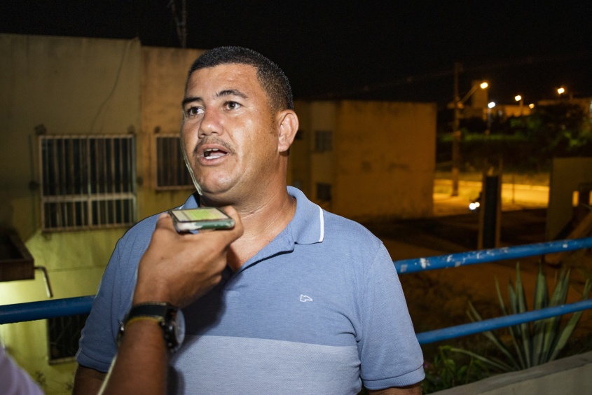 Líder comunitário do Morada do Planalto, Thiago Aquino. Foto: Matheus Alves