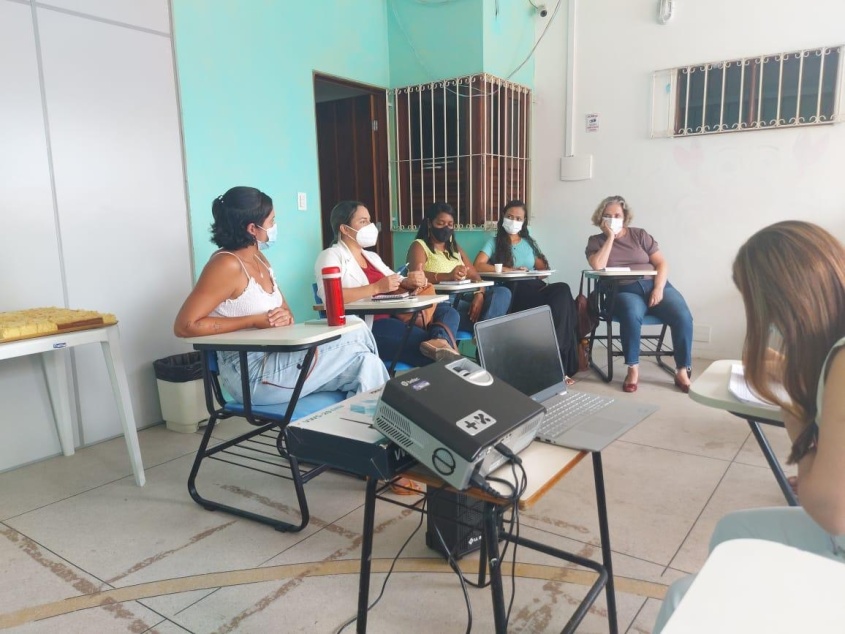 Cras Área Lagunar foi o último a receber a visita de monitoramento. Foto: Ascom Semas