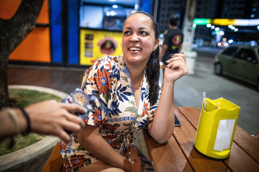 Luana de Souza, moradora da região. Foto: Alisson Frazão/Secom Maceió
