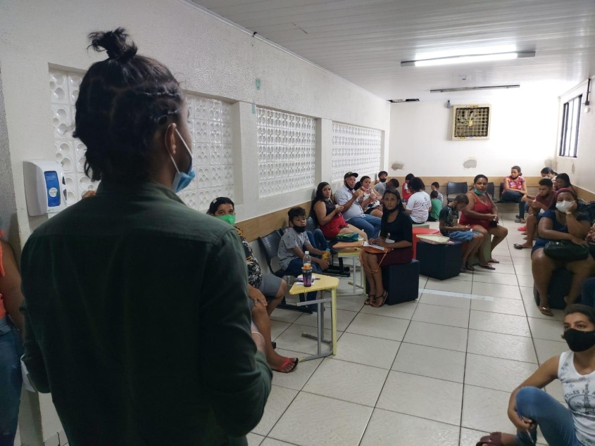 Coordenador de Direitos da Pessoa com Deficiência, Ricardo Vinícius, falou sobre a Carteira de Identificação do Autista. (Foto: Luiz Felipe Pimentel(estagiário)/Ascom Semas)