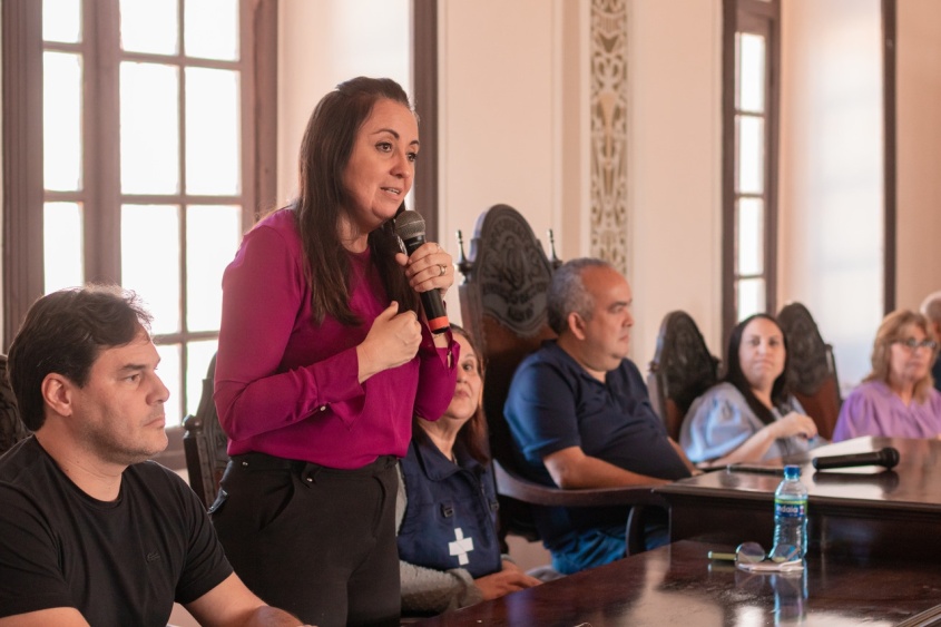 Gisele Mascarenhas, assessora especial da SMS, e que faz parte do planejamento e execução do Saúde da Gente. Foto: Victor Vercant/SMS