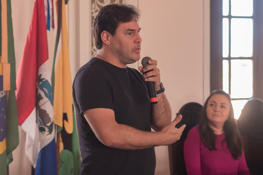 Edlúcio Donato, diretor de Vigilância em Saúde. Foto: Victor Vercant/SMS