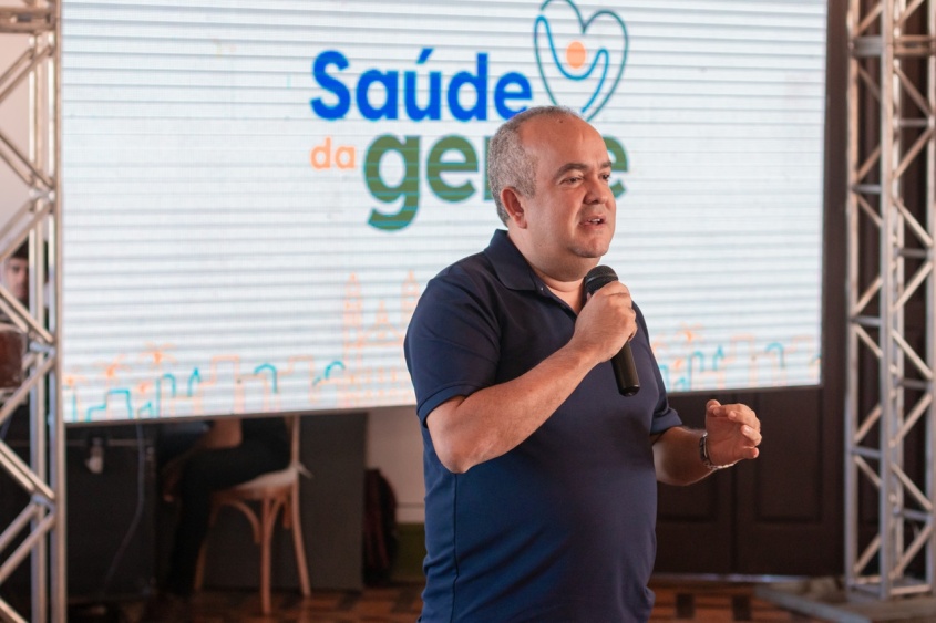 Clayldson Moura, secretário de Assistência Social. Foto: Victor Vercant/SMS