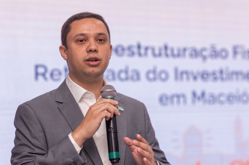 Secretário de Economia, João Felipe Borges, detalha sobre os investimentos que serão realizados pela Prefeitura de Maceió. Foto: Itawi Albuquerque / Secom Maceió