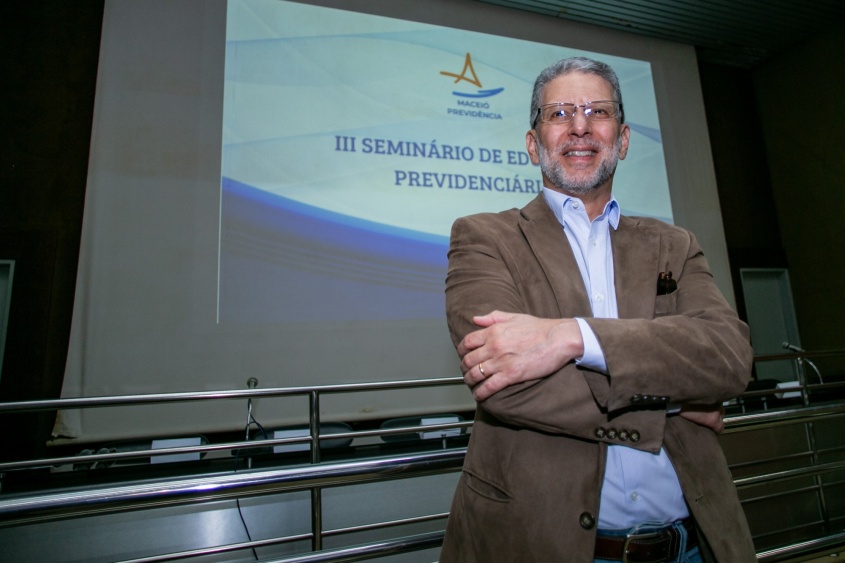 Presidente da Prevcom-SP, Sylvio Eugênio. Foto: Allan César/ Secom Maceió