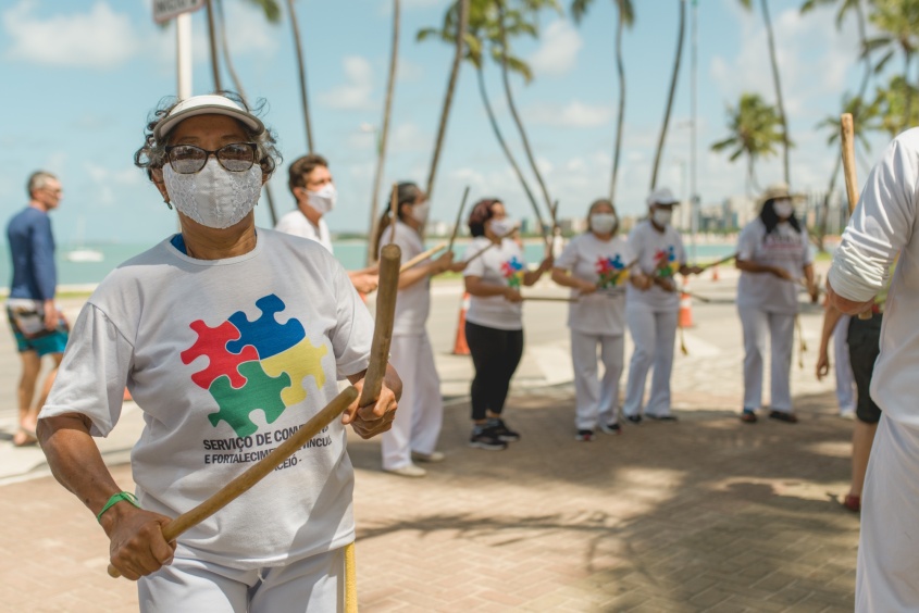 Severina Lopes participa do grupo desde 2018. Foto: Gabriel Moreira/Secom Maceió
