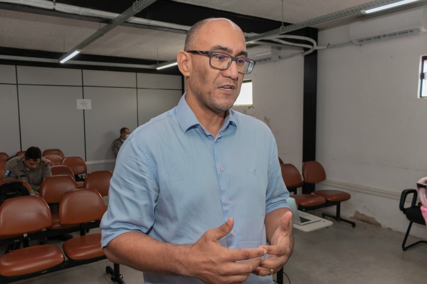 Paulo César Fernandes, coordenador técnico de Proteção, Segurança e Saúde do Trabalhador do Cerest Maceió. Foto: Victor Vercant/Ascom SMSt