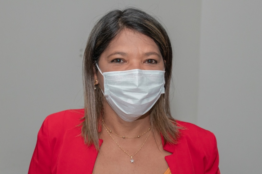 Ouvidora do SUS, Josiene Moreira. Foto: Victor Vercant/Ascom SMS