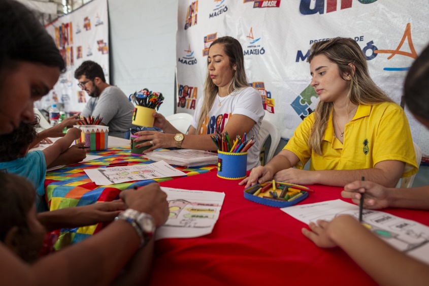 Atividades pedagógicas do DMTT. Foto: Alisson Frazão/ Secom Maceió