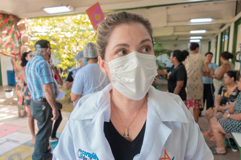Kristiane Duarte, coordenadora do II Distrito Sanitário. Foto: Victor Vercant/SMS