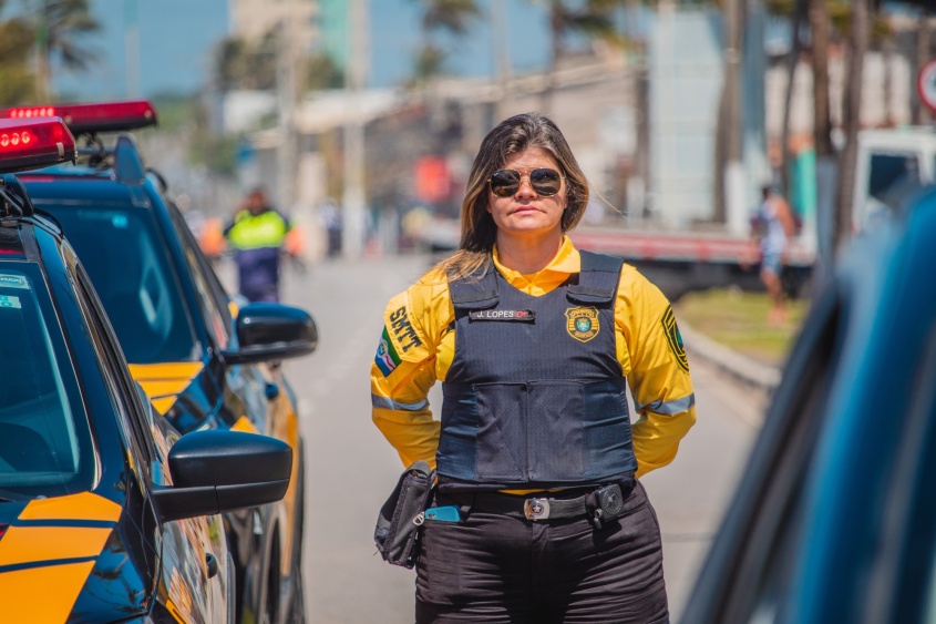 Juliana Lopes iniciou a profissão em 2013. Foto: Arquivo Ascom DMTT