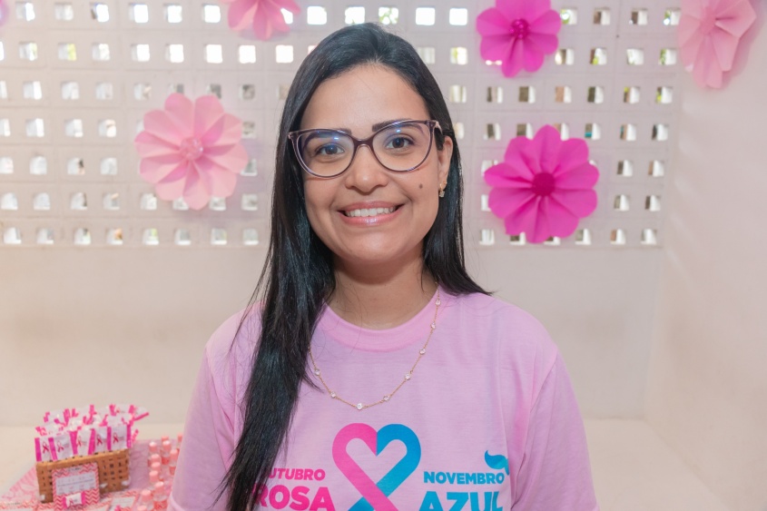 Diretora da URS Pitanguinha, Graziela Arruda, destaca importância da prevenção. Foto: Victor Vercant/Ascom SMS