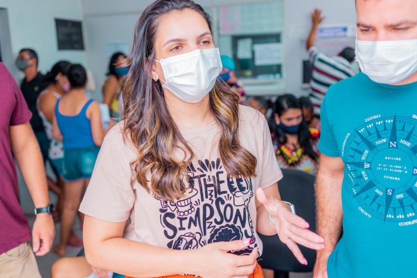 Bruna Souza, nutricionista. Foto: Bruno Wesley/Ascom SMS
