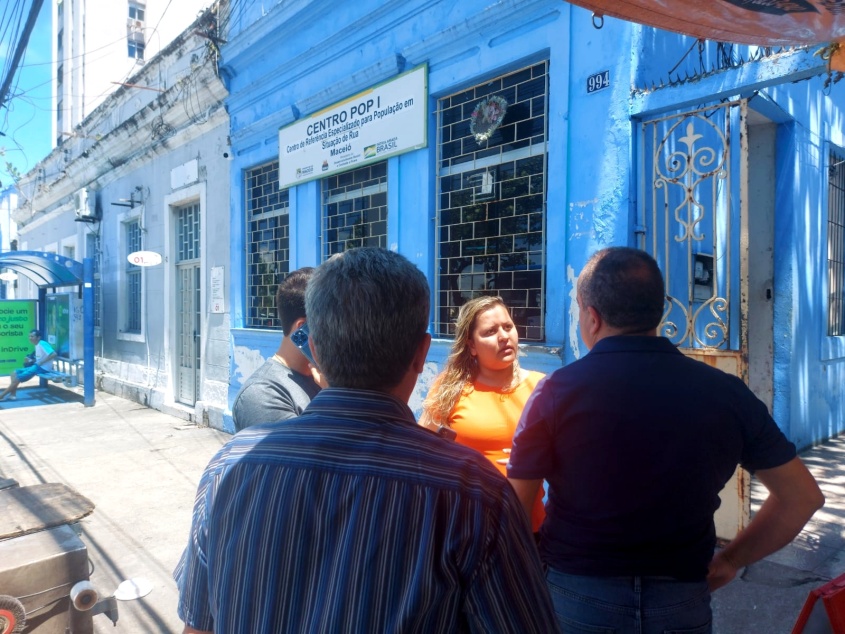 Centro Pop I, localizado no bairro Jaraguá, é um dos equipamentos da Semas que passará por uma reforma completa. Foto: Luiz Felipe Pimentel (estagiário)/Ascom Semas