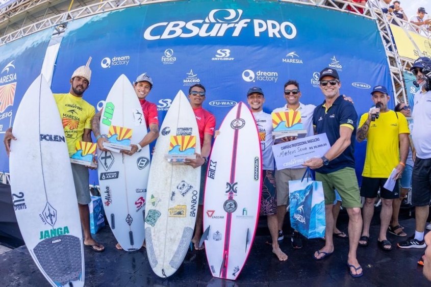 De acordo com o presidente da Confederação Brasileira de Surf, Teco Padaratz, o evento teve de 30 a 40 mil pessoas acompanhando o torneio pela internet. Foto: Itawi Albuquerque / Secom Maceió