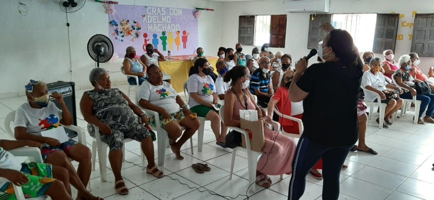 Cras Dom Adelmo recebeu a equipe de residentes da Uncisal. Foto: Cras Dom Adelmo