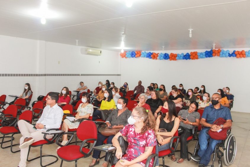 Recepção dos novos psicólogos aprovados no PSS de 2021. Foto: Luan Oliveira (estagiário)/Ascom Semed