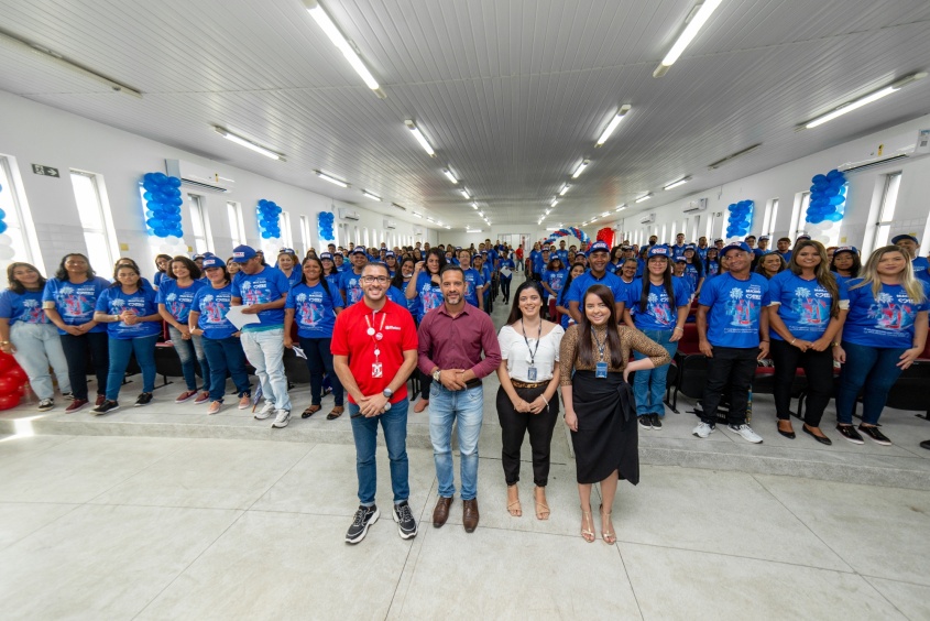 Equipe do Sine Maceió participou da última integração com contratados (Foto: Juliete Santos/Secom Maceió)