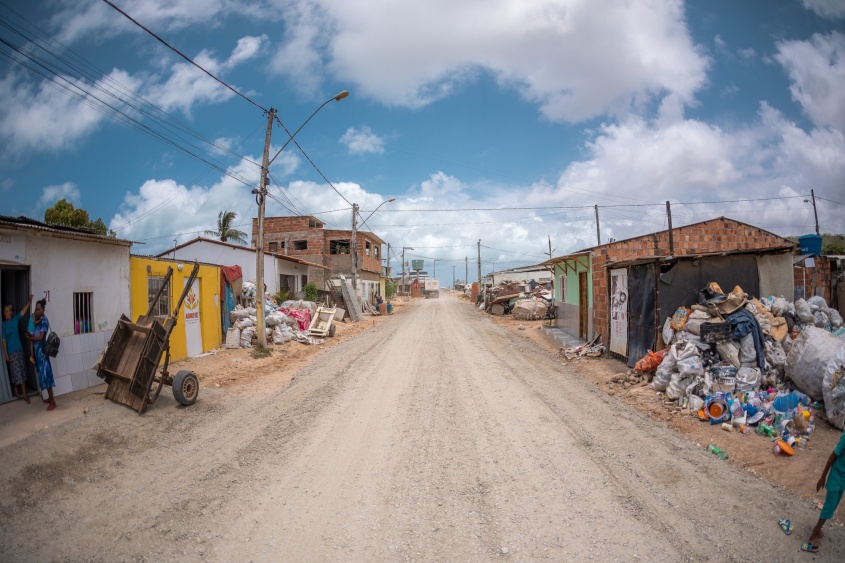 Após a etapa da terraplanagem, a Prefeitura de Maceió inicia a pavimentação asfáltica. Foto: Itawi Albuquerque / Secom Maceió