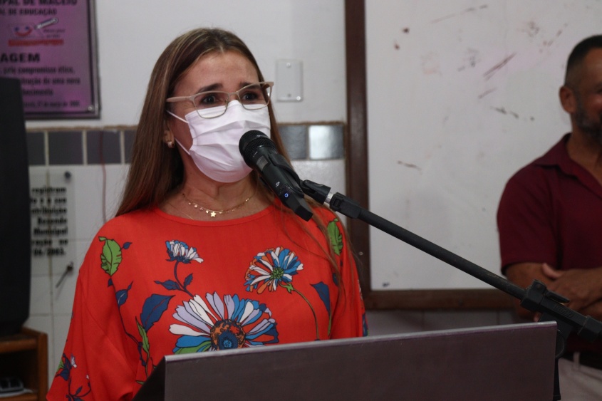 Kátia Lessa falou do momento especial para os novos profissionais. Foto: Julita Bittencourt/Ascom Semed