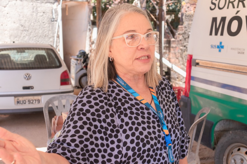 Ducy Farias, coordenadora técnica de Saúde Bucal da SMS. Foto: Ascom SMS