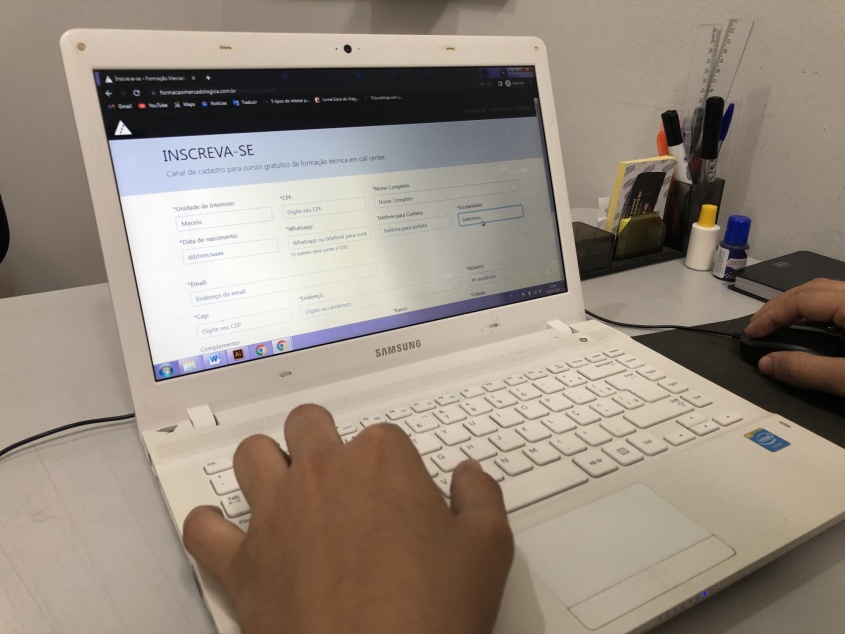 Formação on-line é gratuita e já está disponível para quem tem acesso a computador ou notebook com internet (Foto: Ascom Semtabes)