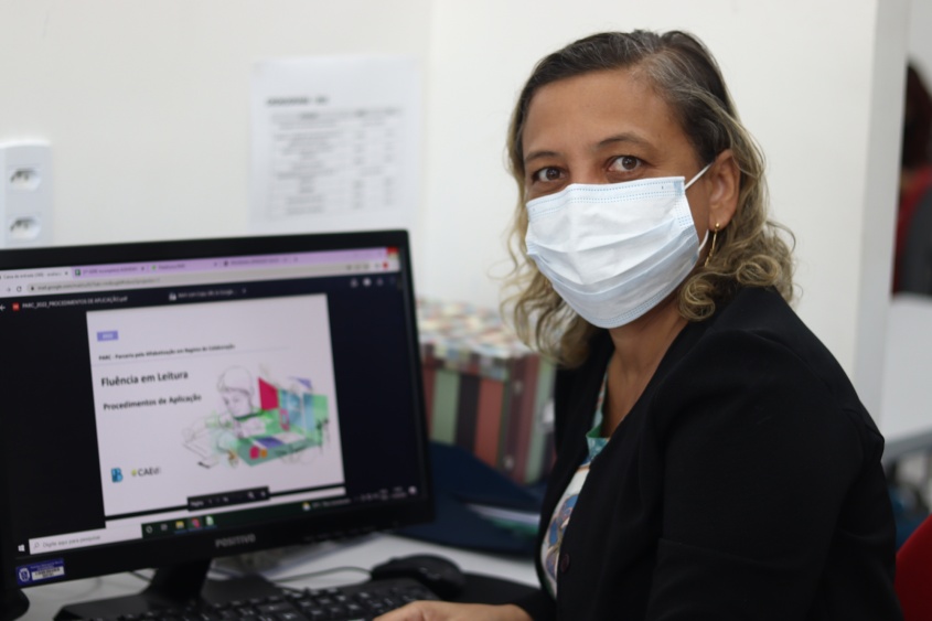 Joseane Freitas, chefe do Setor de Avaliação Escolar. Foto: Julita Bittencourt/Ascom Semed