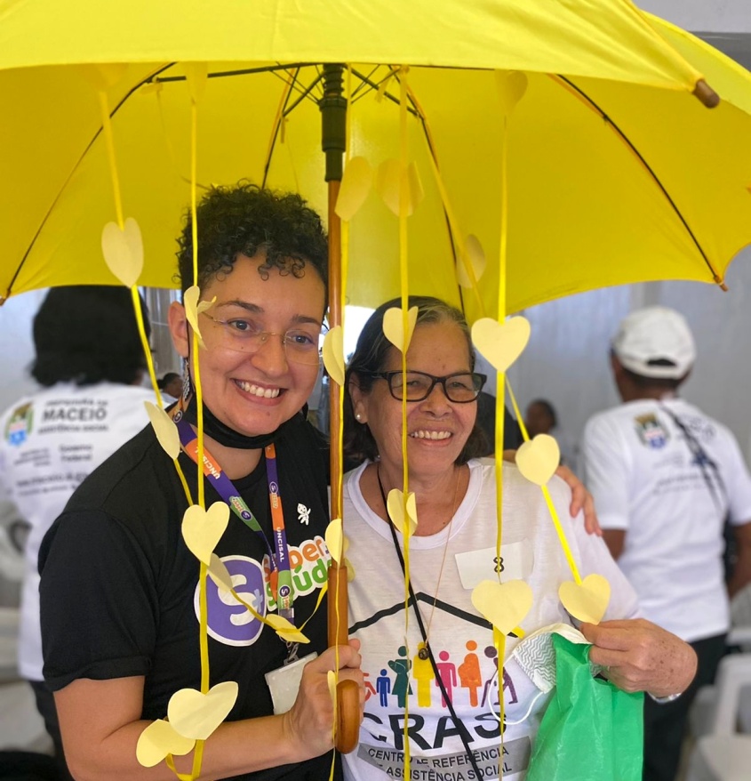 Atividade contou com a participação de alunos da Uncisal. Foto: Cras Área Lagunar
