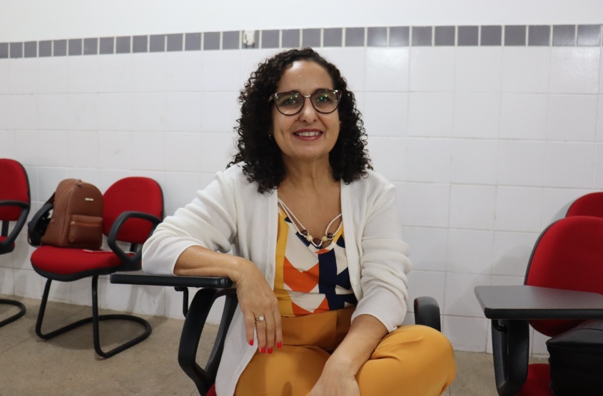 Assistente social da Semed, Marluce Silva. Foto: Jamerson Soares (estagiário)/Ascom Semed