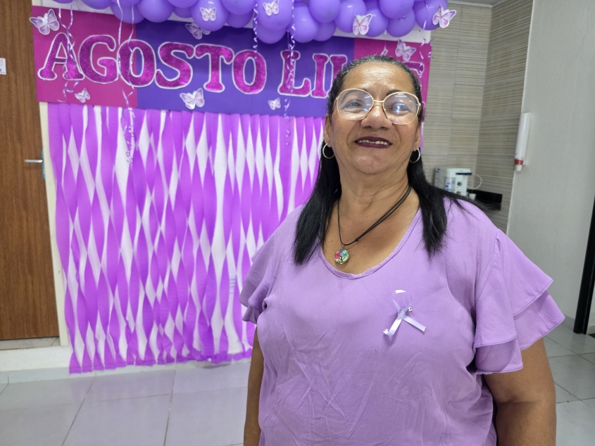 Vânia Melo diz que a informação é importante para entender como ajudar as mulheres. Foto: Beto Macário/ Secom Maceió
