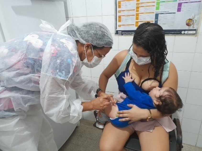 Vacinação visa atualizar situação vacinal e aumentar proteção contra doenças. Foto: Ascom SMS