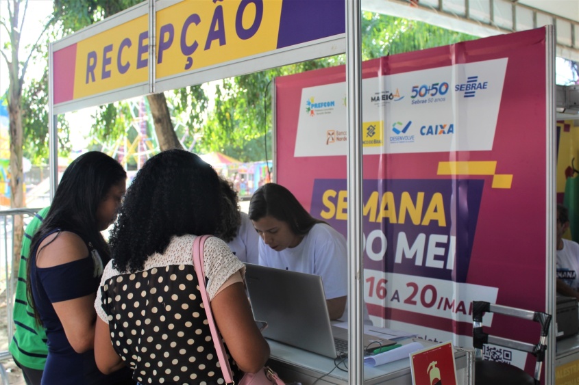 Evento oferece também capacitações gratuitas na área de empreendedorismo e gestão de negócios. Foto: Luís Otávio Mendonça/Ascom Semec
