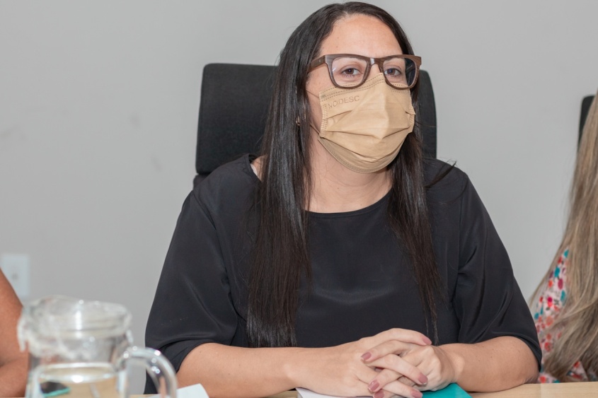 Roberta Borges, secretária-adjunta de Gestão em Saúde da SMS, destaca melhoria da estrutura. Foto: Victor Vercant/ SMS