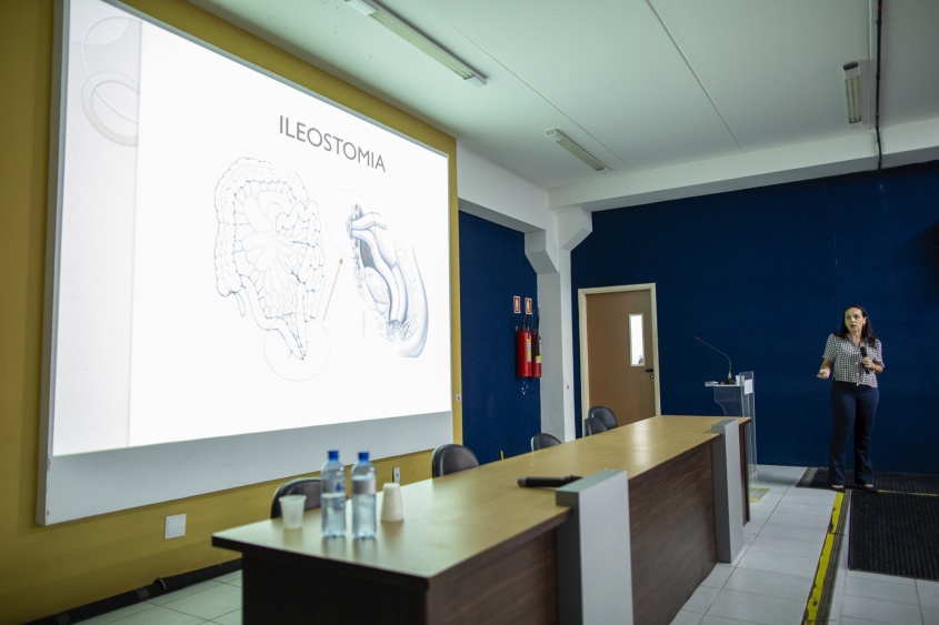 Palestra sobre aspectos técnicos dos estomas. Foto: Alisson Frazão/Secom Maceió