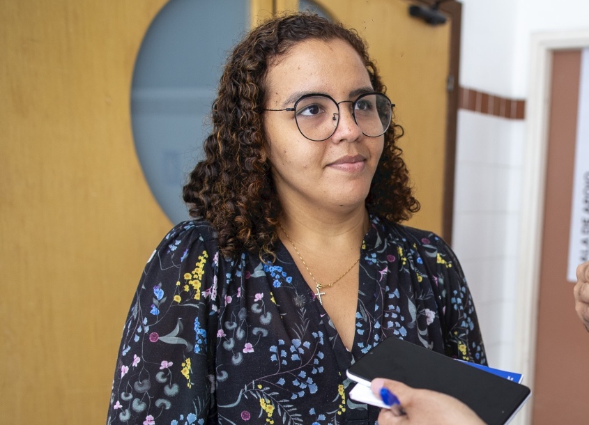Anne Karolyne, enfermeira da URS Maria Conceição Fonseca Paranhos. Foto: Alisson Frazão/Secom Maceió