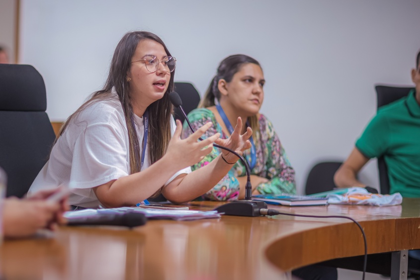 Assessora Amanda Mendonça alertou que casos de abusos contra crianças ocorrem dentro de casa. Foto: Itawi Albuquerque/Secom Maceió