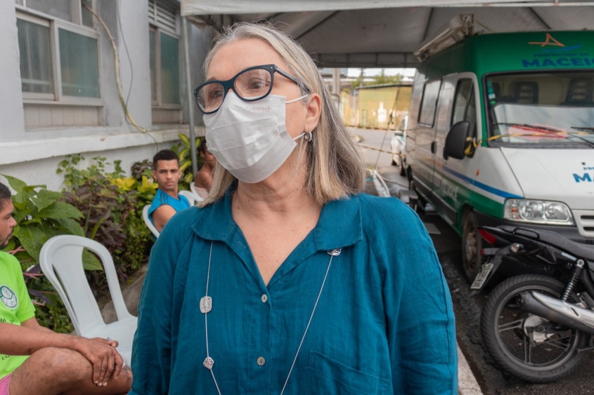 Gerente de Saúde Bucal de Maceió, Ducy Farias, pontuou importância do Dentista na Comunidade. Foto: Victor Vercant/Ascom SMS