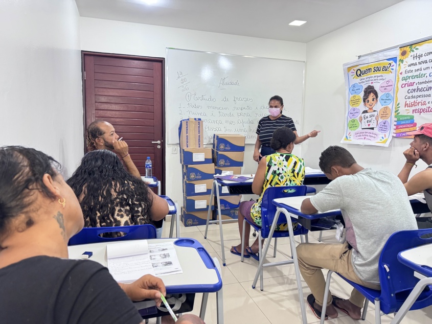 Aulas acontecem de segunda a sexta-feira no Centro Pop 1. Foto: Natália Xavier/ Promova Brasil