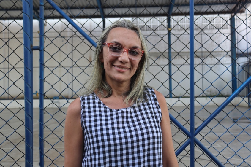 Diretora-geral da escola Baltazar de Mendonça, Suzana Vasconcelos. Foto: Jamerson Soares (estagiário)/Ascom Semed