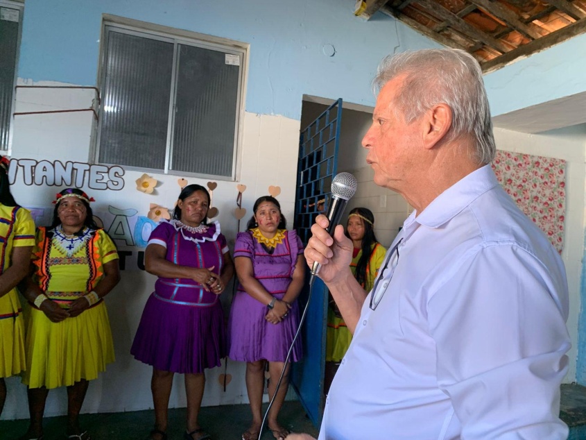 Secretário Fernando Davino reforçou o compromisso da Prefeitura de Maceió na promoção de políticas públicas para os Waraos. Foto: Ascom Semdes
