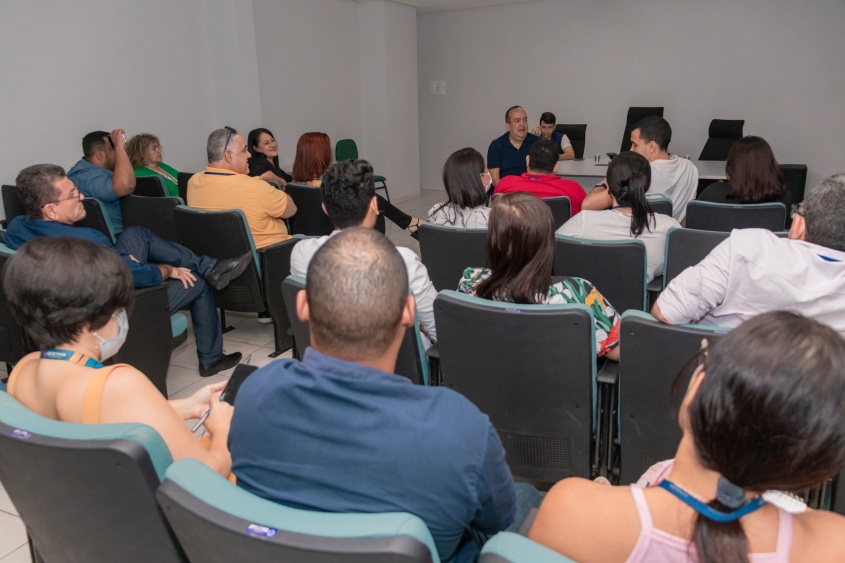 Claydson Moura, destacou a importância do trabalho dos conselheiros tutelares de Maceió e parabeniza essa classe pela data comemorativa. Foto: Victor Vercant/Ascom SMS